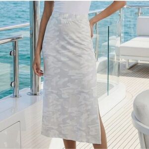 Revolve Z Supply Alco Camo Skirt in Camo Dove Grey